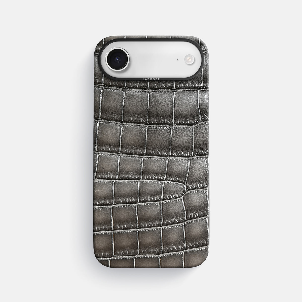 Classic Case For iPhone 17 Air In Patina Alligator -1 | Grey-Black