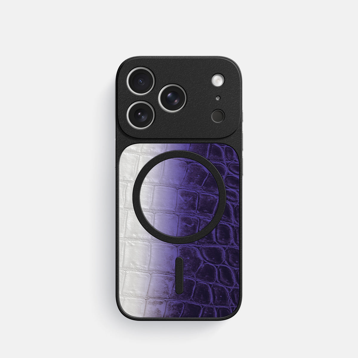 MagSafe Mask For iPhone 17 Pro In Himalayan Crocodile -3 | Purple