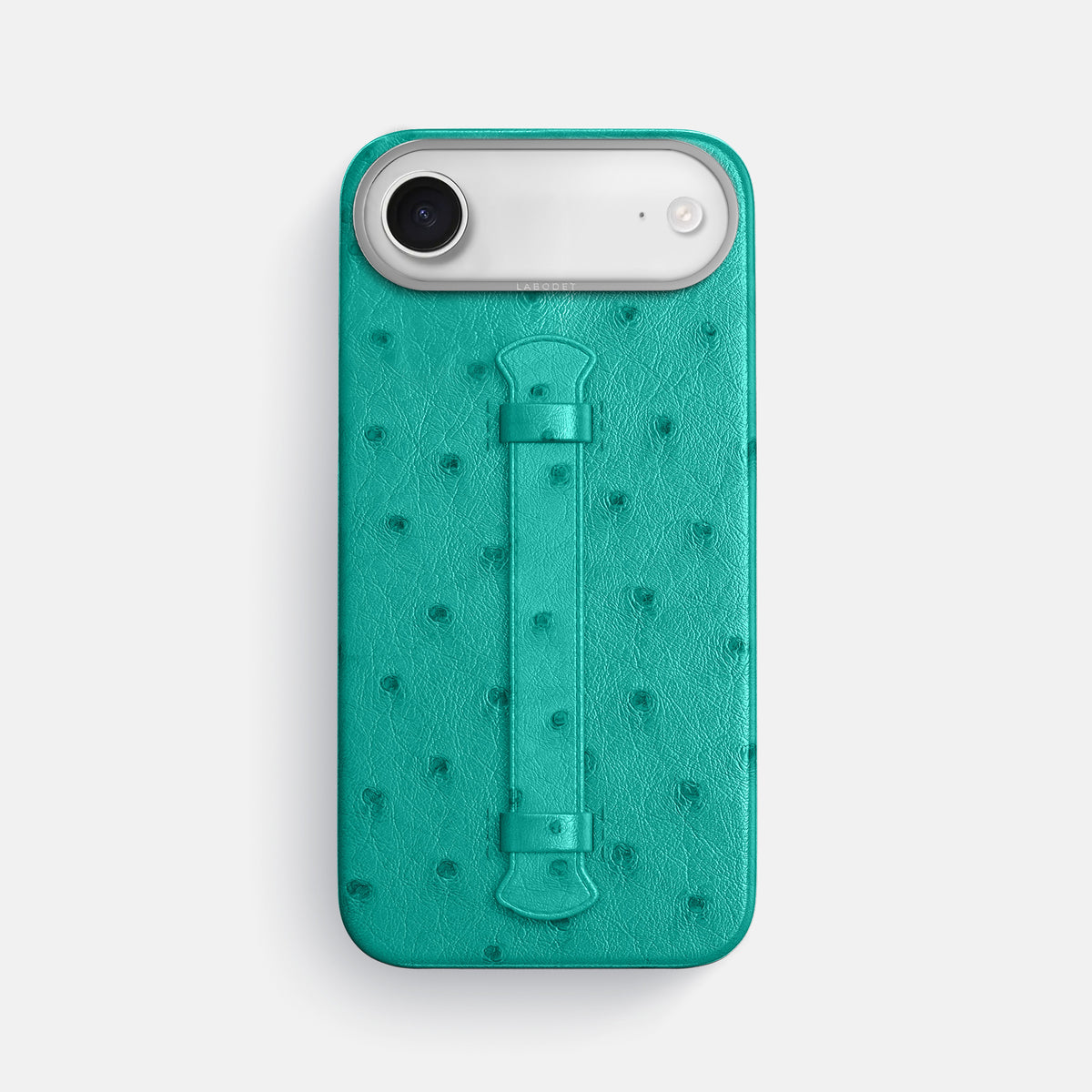 Center Handle For iPhone 17 Air In Ostrich -1 | Turquoise-Steel