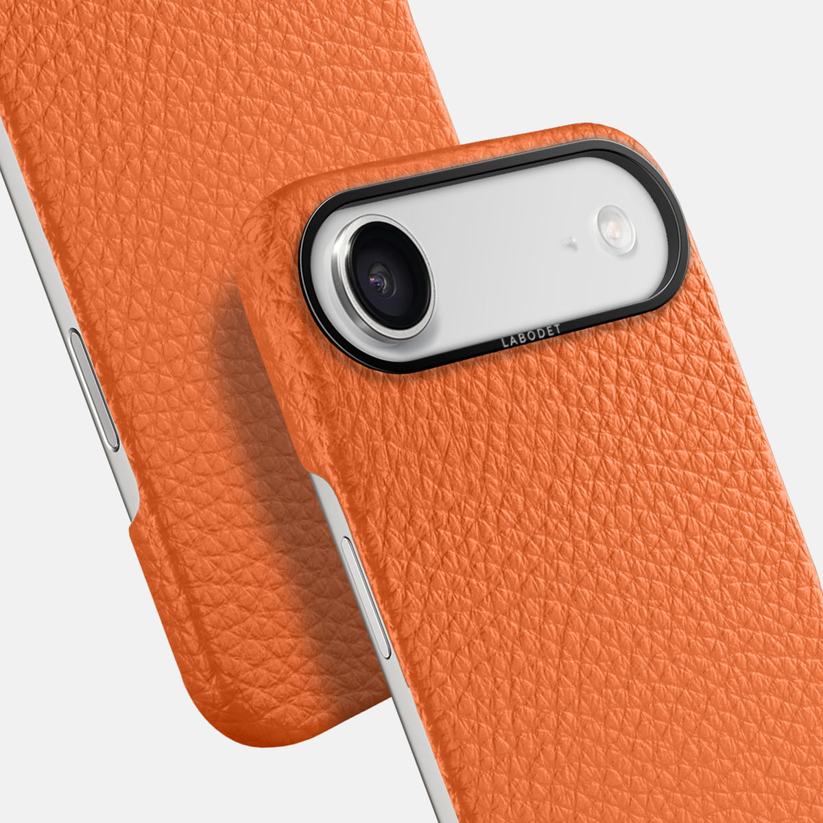 Classic Case For iPhone 17 Air In Calf -6 | Orange-Black