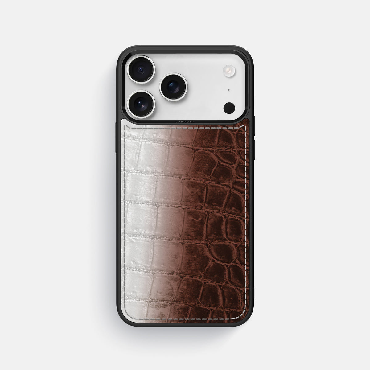 Sport Case For iPhone 17 Pro Max In Himalayan Crocodile -1 | Dark-Brown