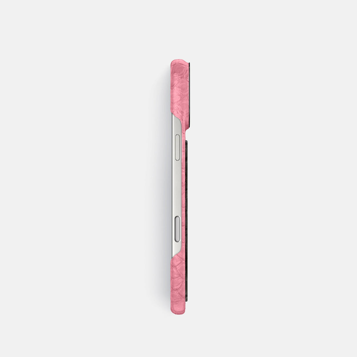 Classic Case With Carbon Dragon For iPhone 18 Pro In Python -3 | Pink-Black
