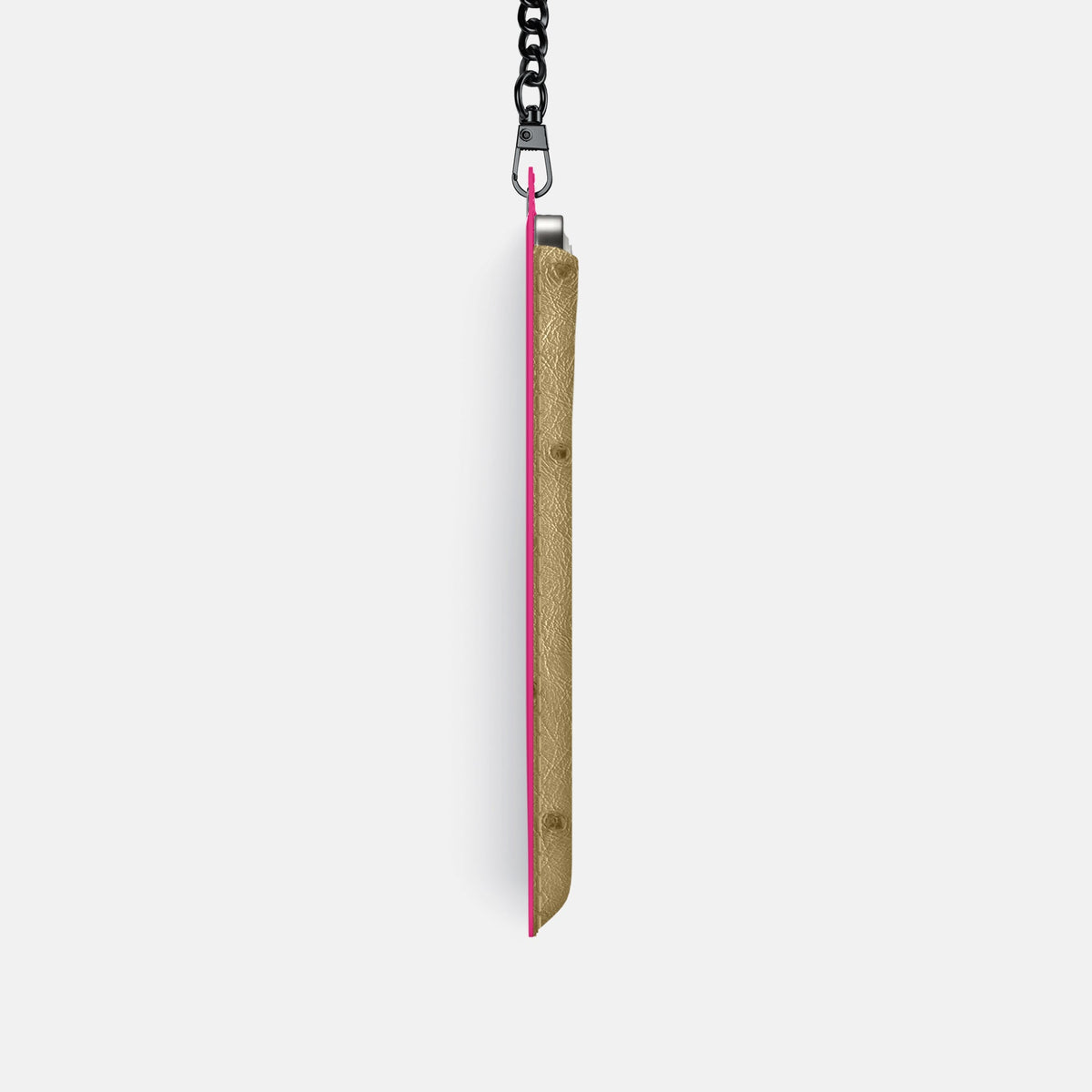 Crossbody Bag For iPhone 18 Pro In Ostrich -4 | Desert-Sand-Black