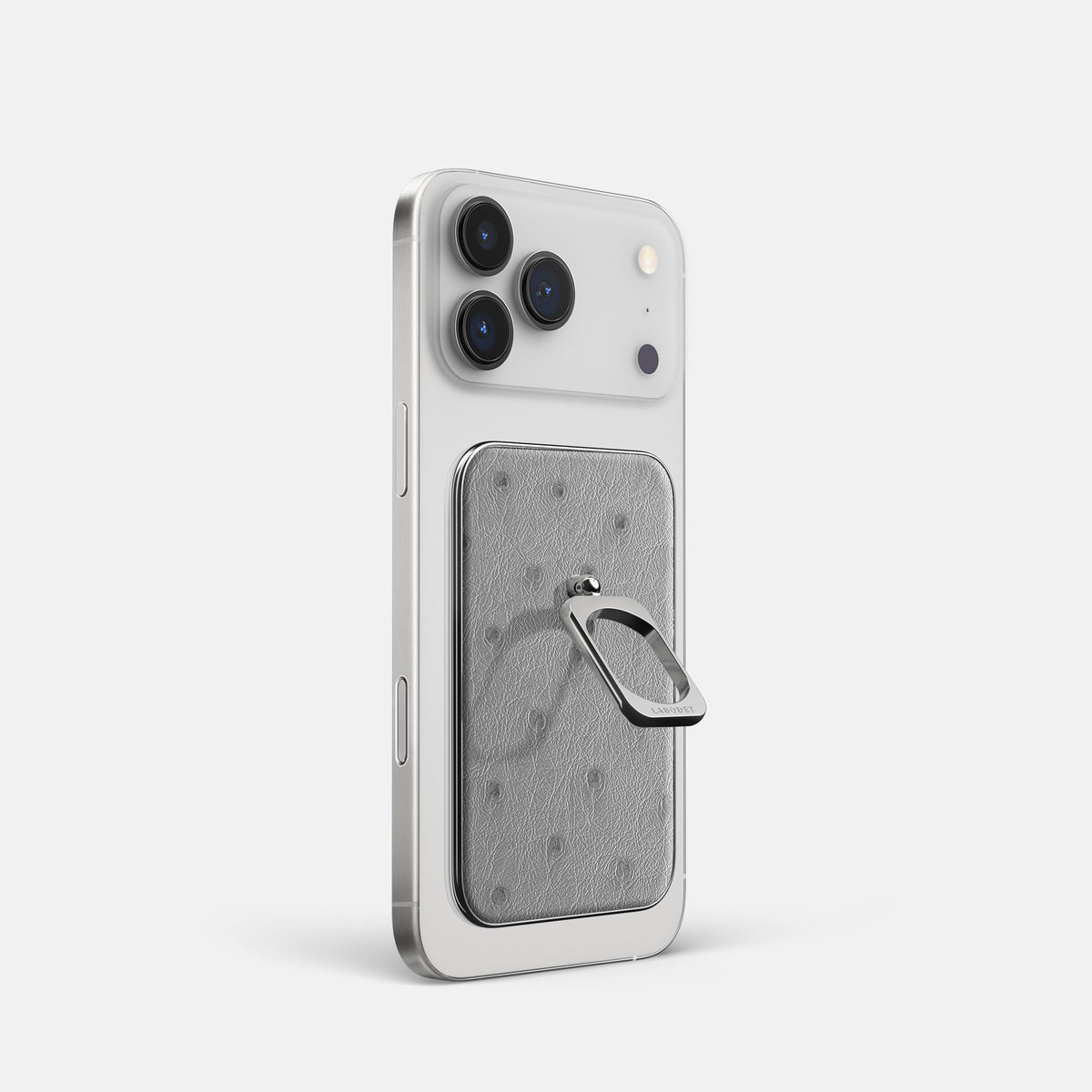 MagSafe Ring For iPhone 17 Pro In Ostrich -1 | Silver-Steel