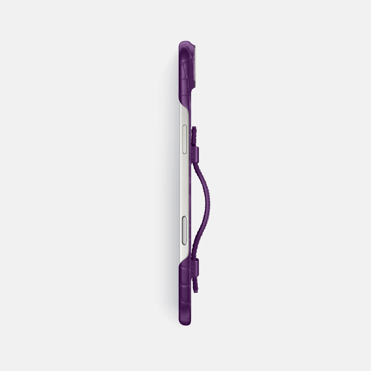 Handle Case For iPhone 17 Air In Alligator -3 | Purple-Steel