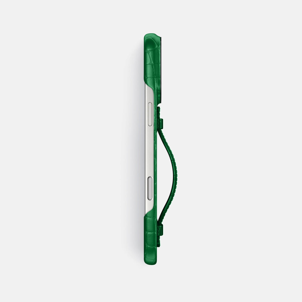 Center Handle For iPhone 18 Pro Max In Alligator -3 | Forest-Green-Black