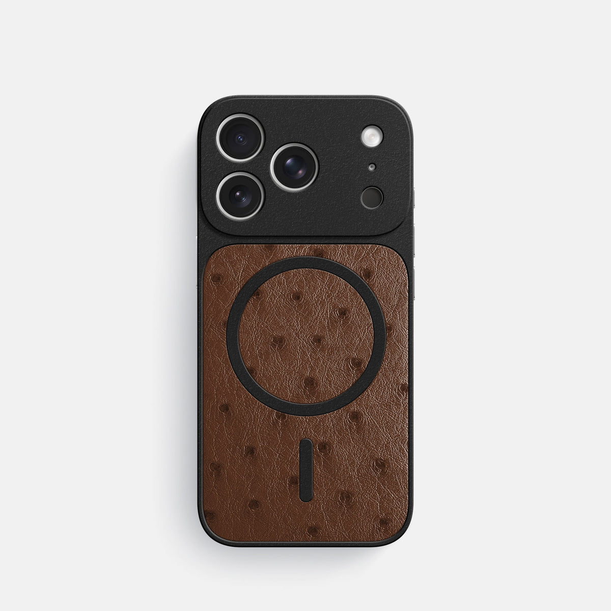 MagSafe Mask For iPhone 18 Pro In Ostrich -3 | Chocolate