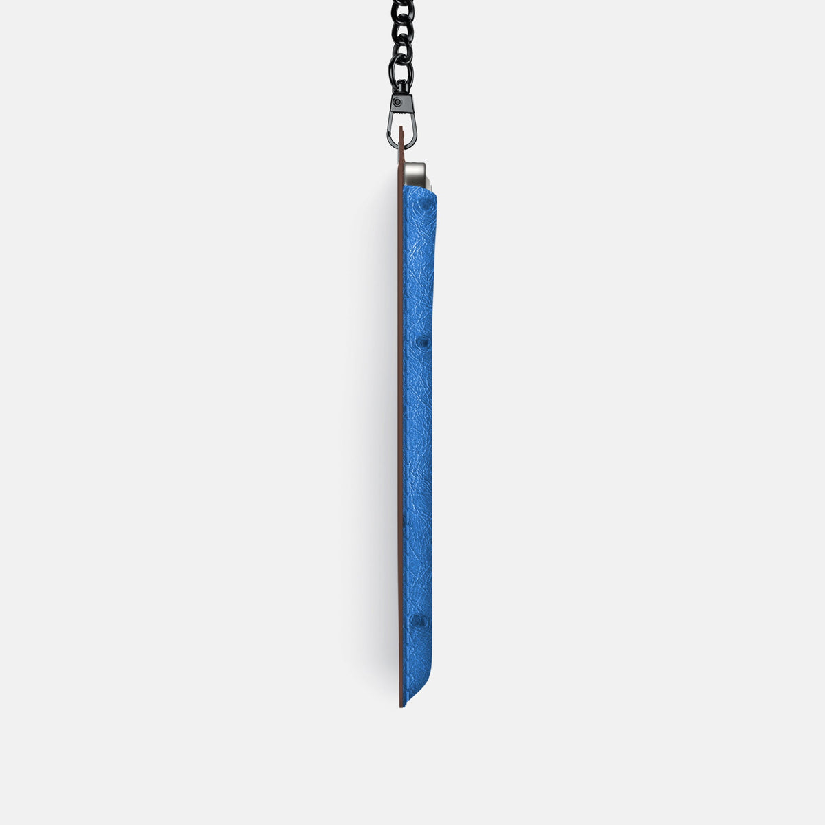 Crossbody Bag For iPhone 18 Pro In Ostrich -4 | Royal-Blue-Black