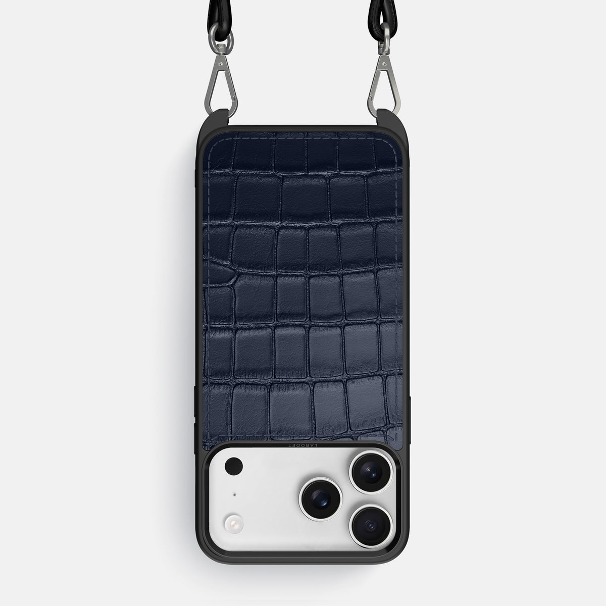 Crossbody Sport Case For iPhone 17 Pro Max In Alligator -1 | Navy-Blue