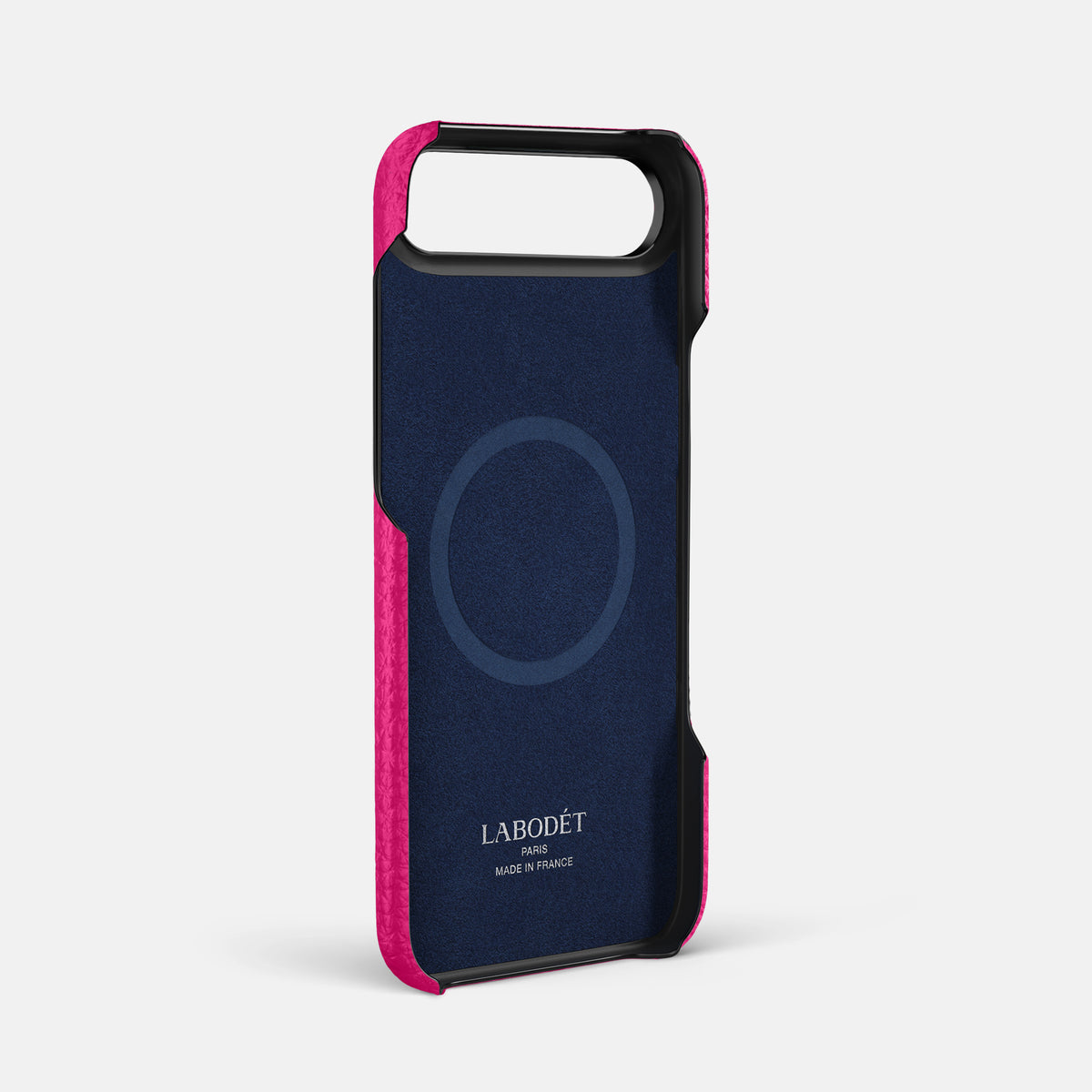 Handle Case For iPhone 17 Air In Calf -4 | Magenta-Black