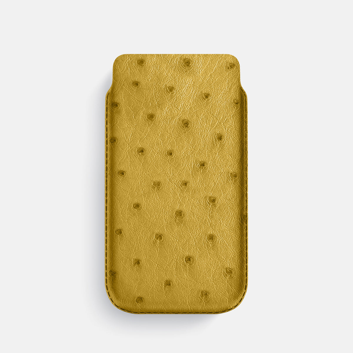 Pouch Case For iPhone 17 Pro In Ostrich -1 | Gold