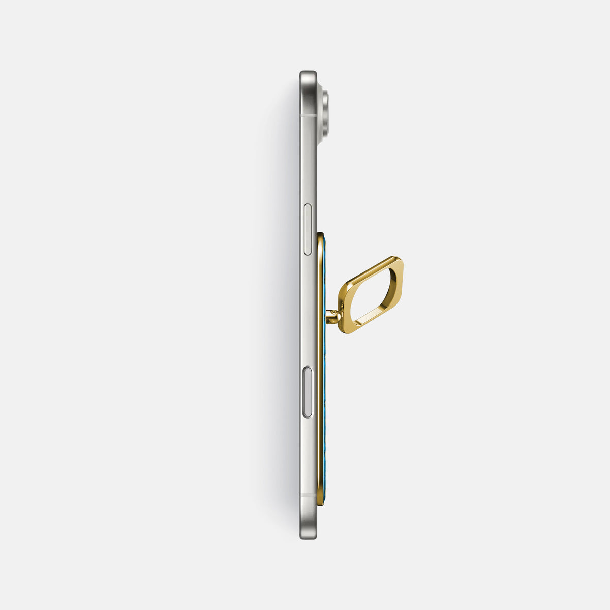 MagSafe Ring For iPhone 17 Air In Porosus Crocodile -3 | Blue-Lagoon-Gold