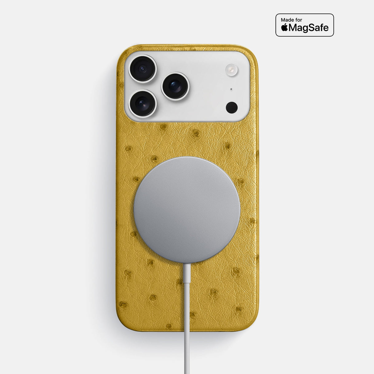 Slim Case For iPhone 18 Pro Max In Ostrich -5 | Gold