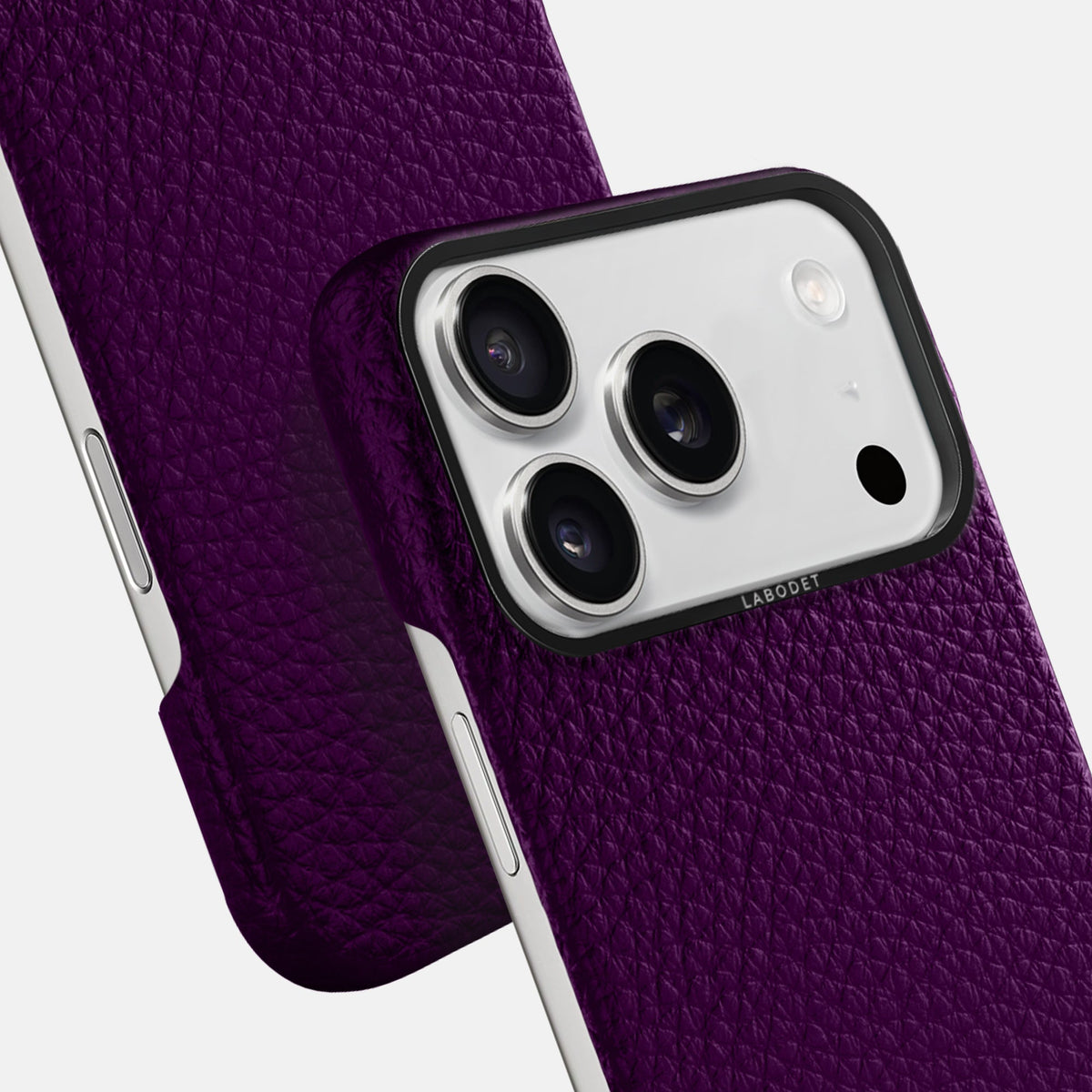 Classic Case For iPhone 18 Pro In Calf -6 | Violet-Black