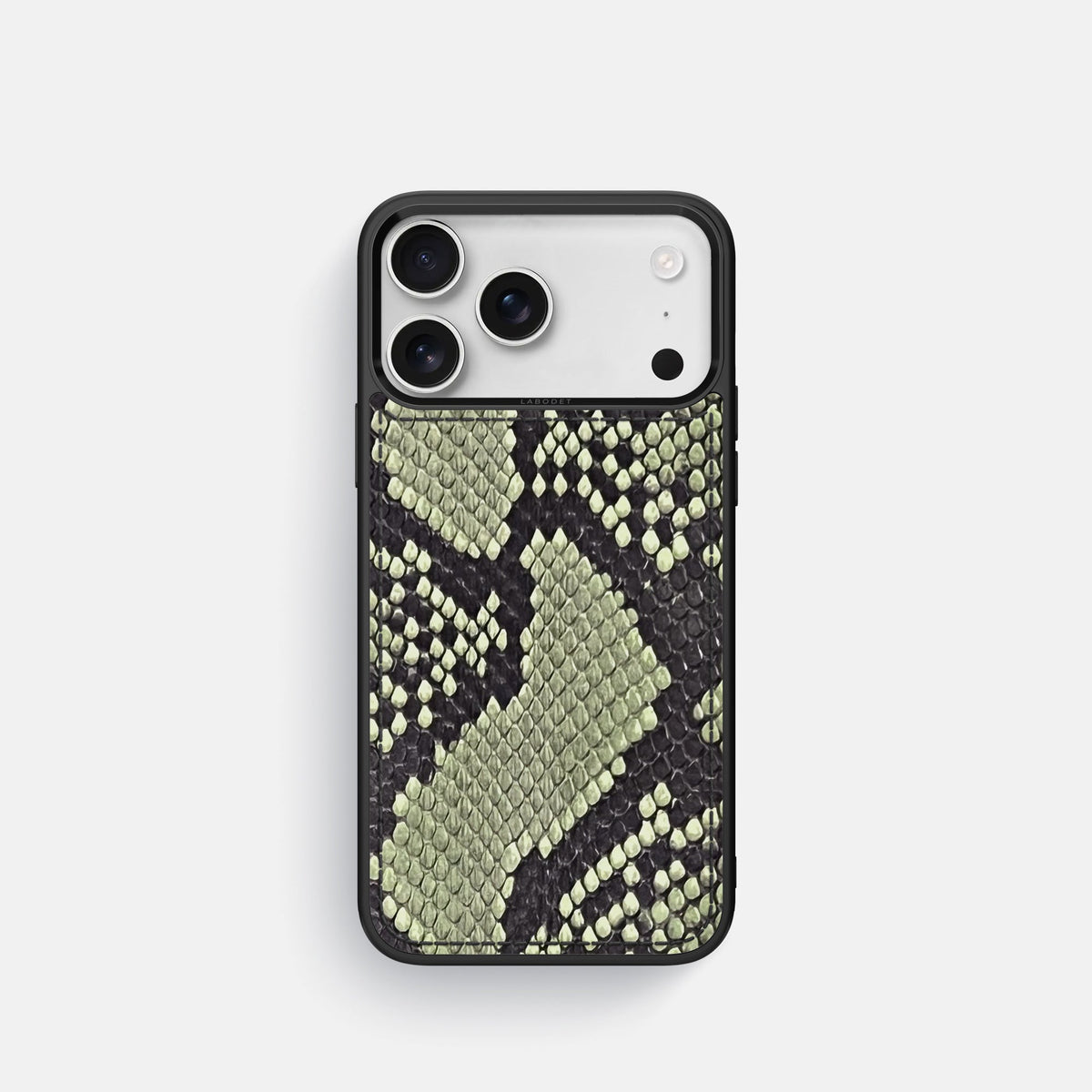 Sport Case For iPhone 18 Pro In Deluxe Python -1 | Army-Green