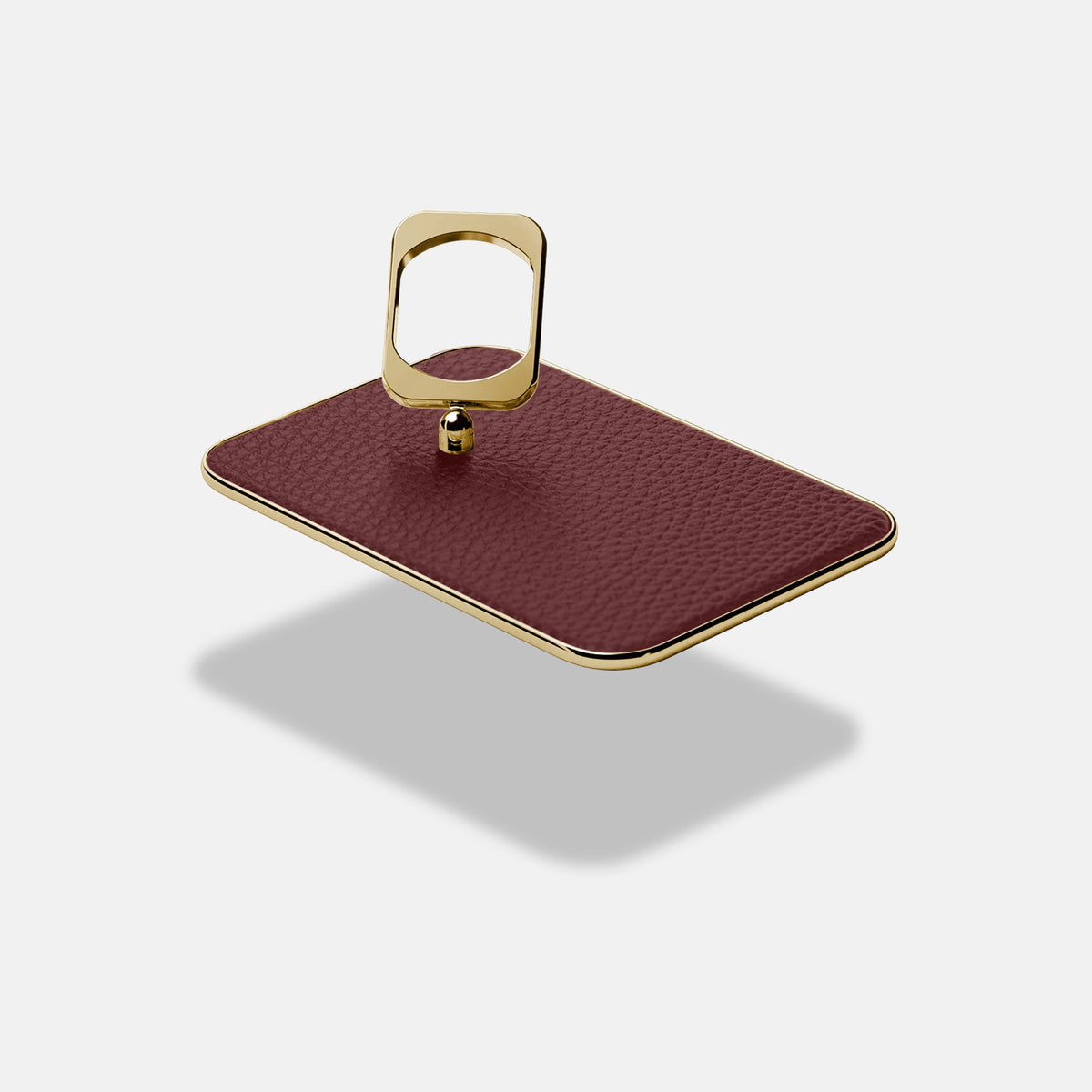 MagSafe Ring For iPhone 18 Pro Max In Calf -4 | Bordeaux-Gold