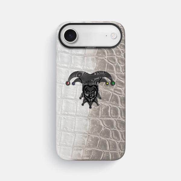 Classic Case With Carbon Joker For iPhone 17 Air In Himalayan Crocodile