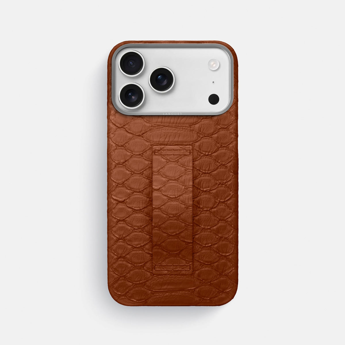 Finger Case For iPhone 18 Pro Max In Python -1 | Medium-Brown-Steel