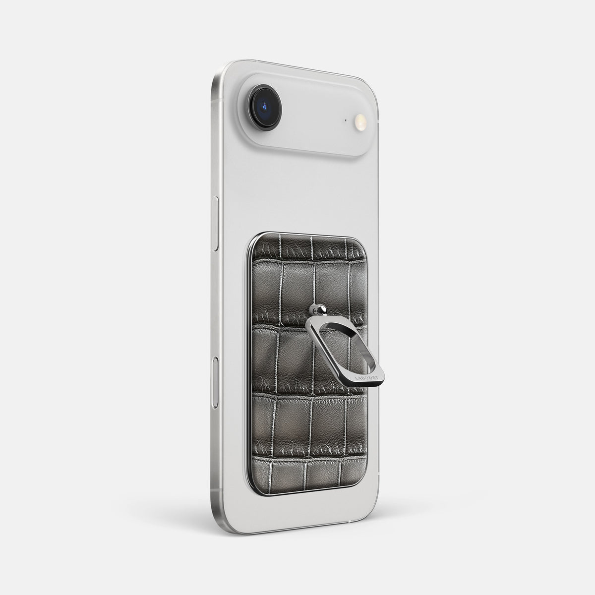 MagSafe Ring For iPhone 17 Air In Patina Alligator -1 | Grey-Steel