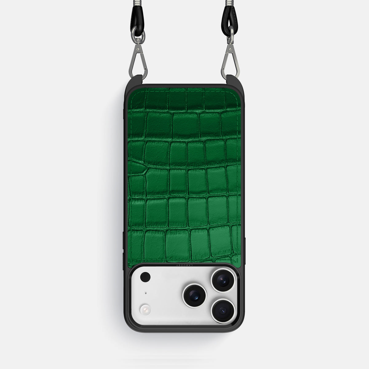 Crossbody Sport Case For iPhone 17 Pro In Alligator -1 | Forest-Green