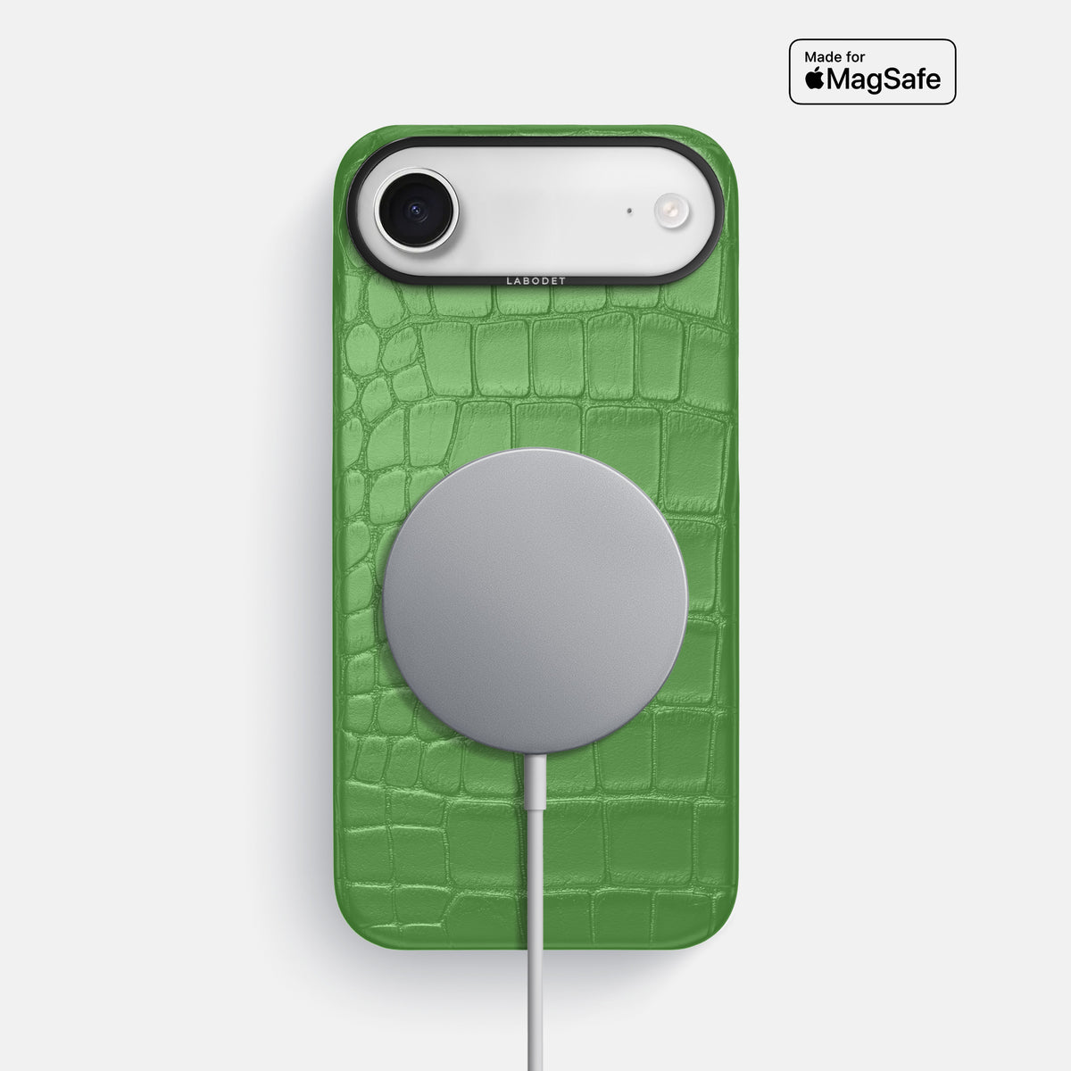 Classic Case For iPhone 17 Air In Alligator -5 | Apple-Green-Black