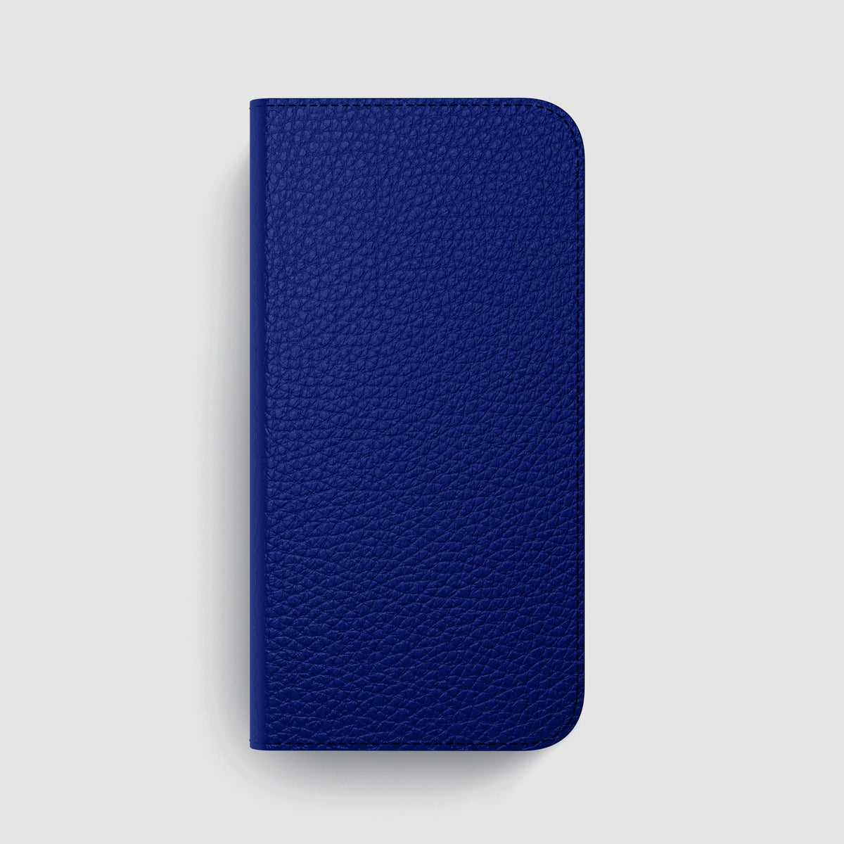 Folio Case with Card For iPhone 18 Pro Max In Calf -4 | Royal-Blue-Steel
