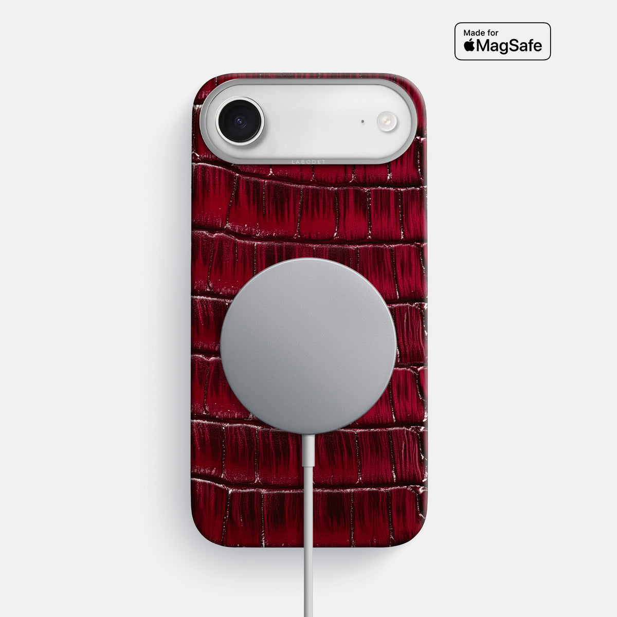 Classic Case For iPhone 17 Air In Patina Alligator -5 | Havana-Burgundy-Steel
