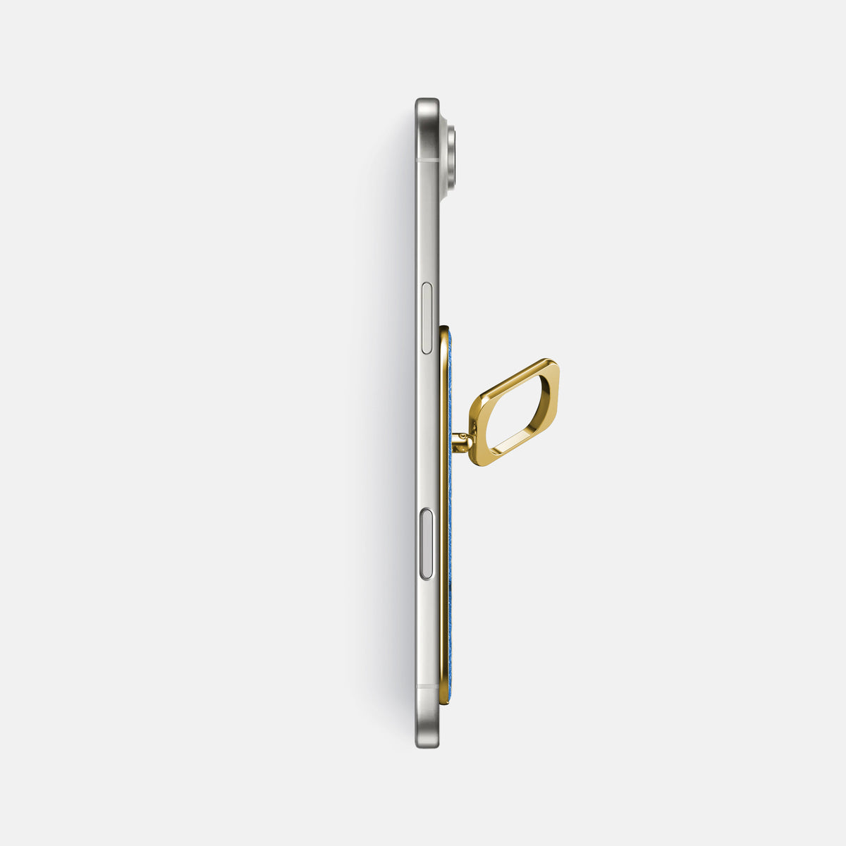 MagSafe Ring For iPhone 17 Air In Ostrich -3 | Royal-Blue-Gold