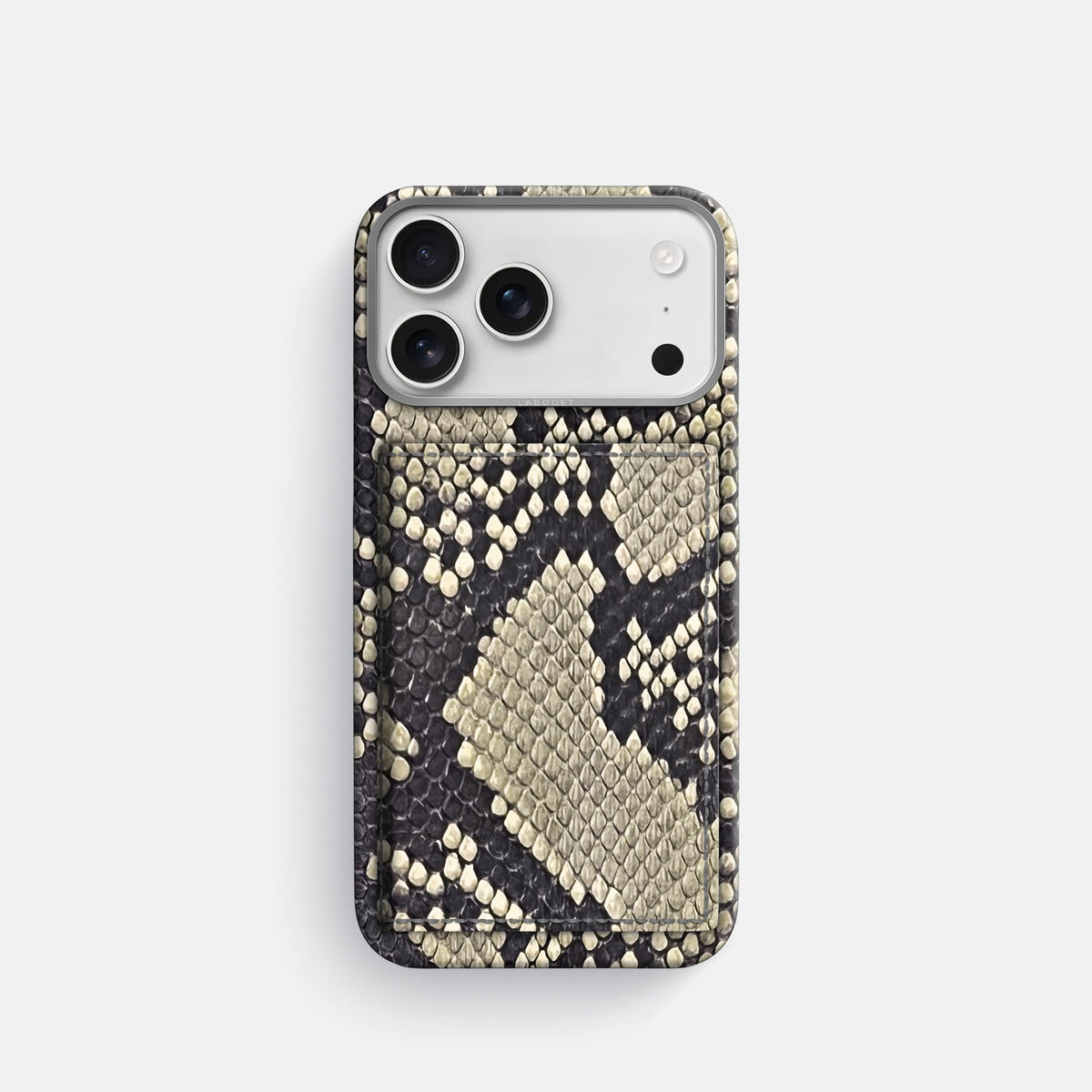 Bi-Fold Case For iPhone 18 Pro In Deluxe Python -1 | Savannah-Steel