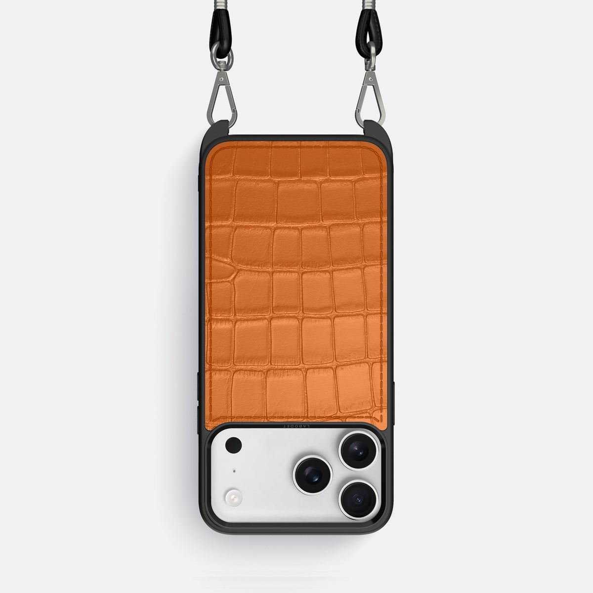 Crossbody Sport Case For iPhone 18 Pro In Alligator -1 | Orange