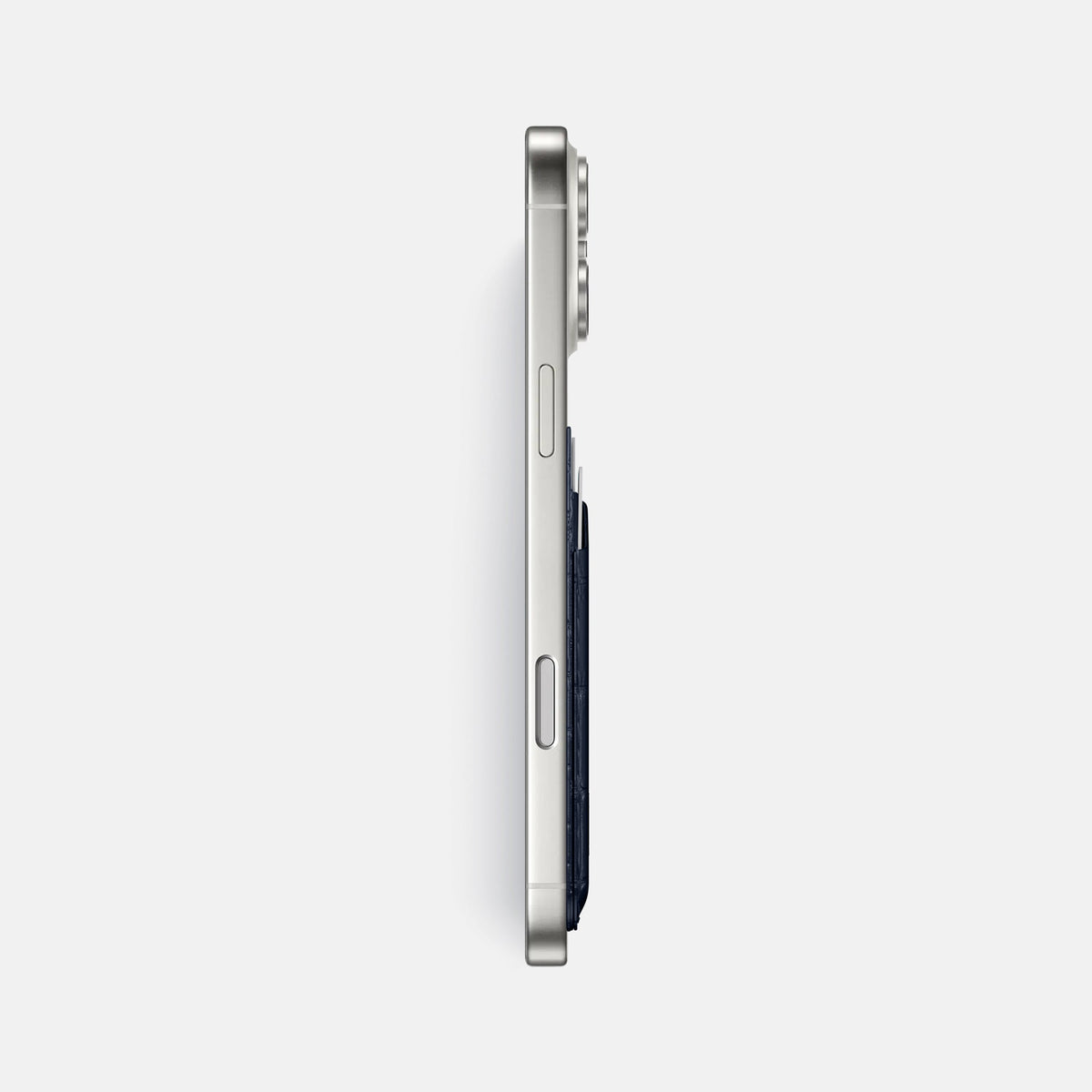 MagSafe Wallet For iPhone 18 Pro Max In Porosus Crocodile -3 | Deep-Blue-Sea