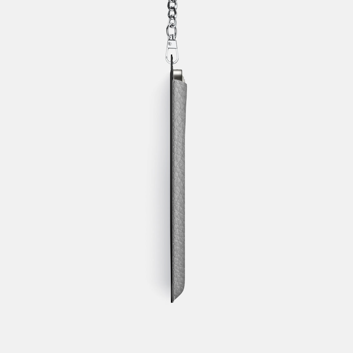 Crossbody Bag For iPhone 17 Pro In Calf -4 | Nuage-Steel