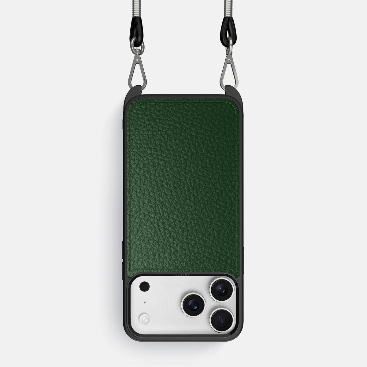 Crossbody Sport Case For iPhone 18 Pro In Calf -1 | Dark-Green