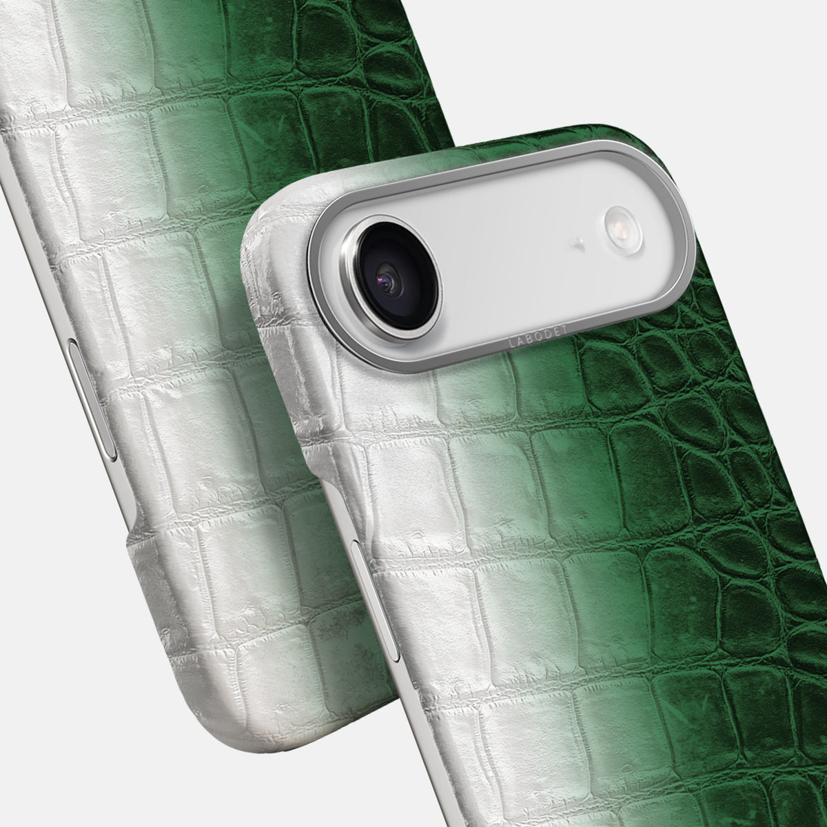 Classic Case For iPhone 17 Air In Himalayan Crocodile -5 | Green-Steel
