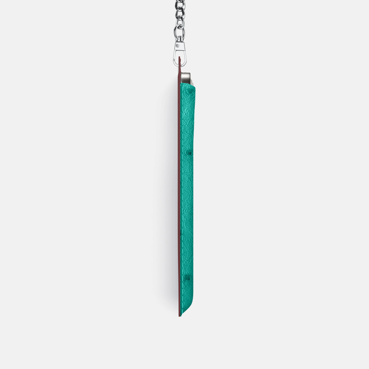 Crossbody Bag For iPhone 17 Pro In Ostrich -4 | Turquoise-Steel