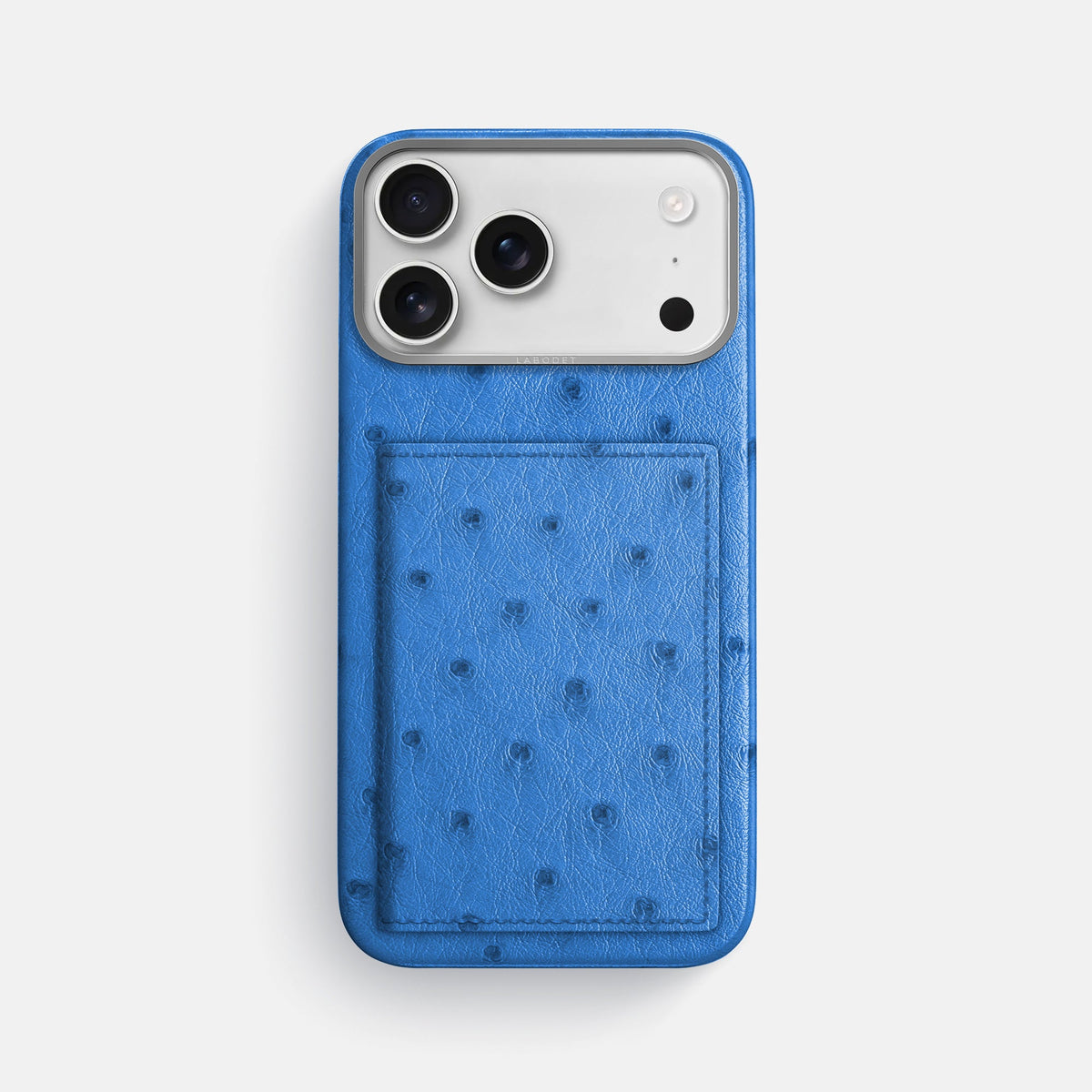 Bi-Fold Case For iPhone 18 Pro Max In Ostrich -1 | Royal-Blue-Steel