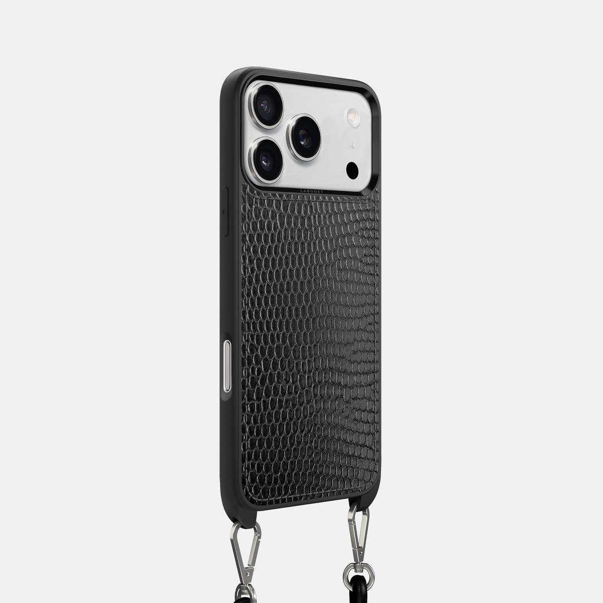 Crossbody Sport Case For iPhone 18 Pro In Lizard -2 | Black