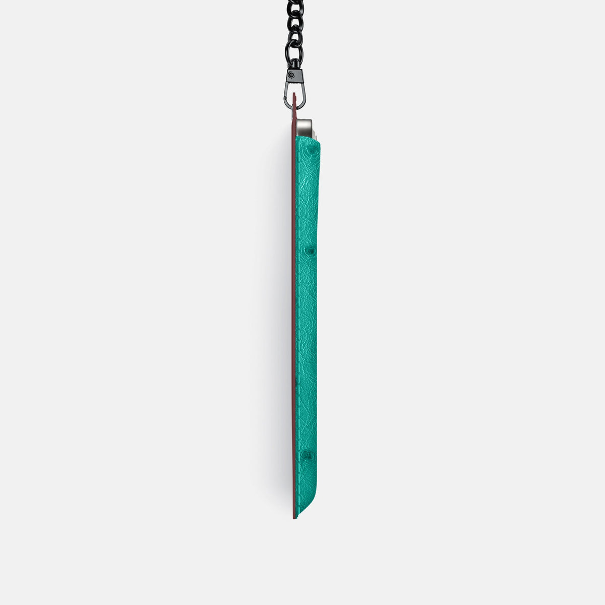 Crossbody Bag For iPhone 18 Pro In Ostrich -4 | Turquoise-Black