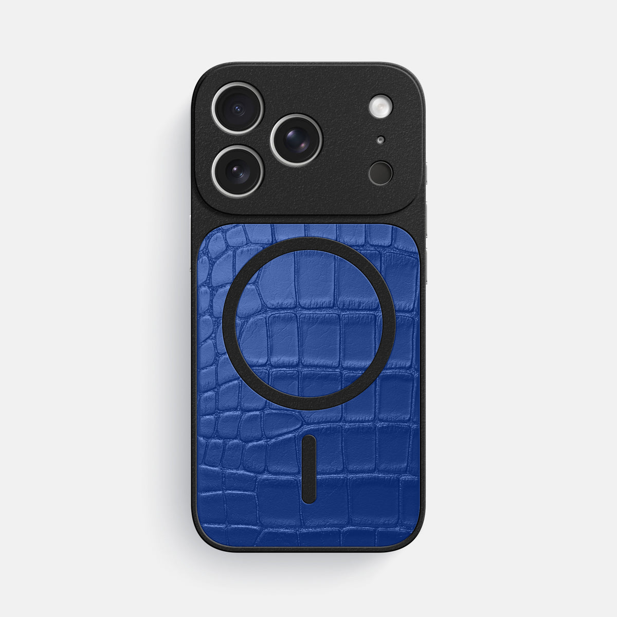MagSafe Mask For iPhone 17 Pro Max In Alligator -3 | Royal-Blue