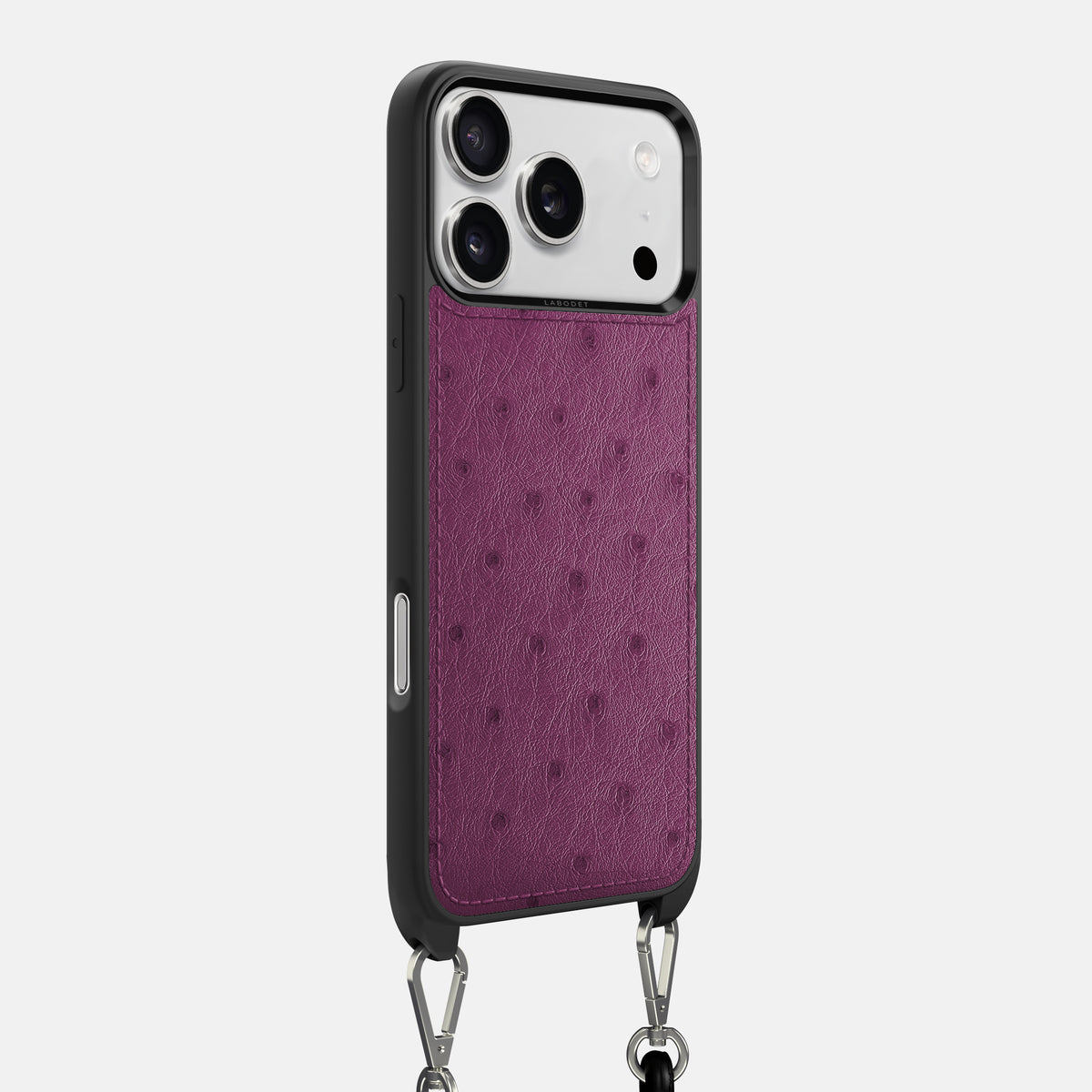 Crossbody Sport Case For iPhone 17 Pro Max In Ostrich -2 | Purple
