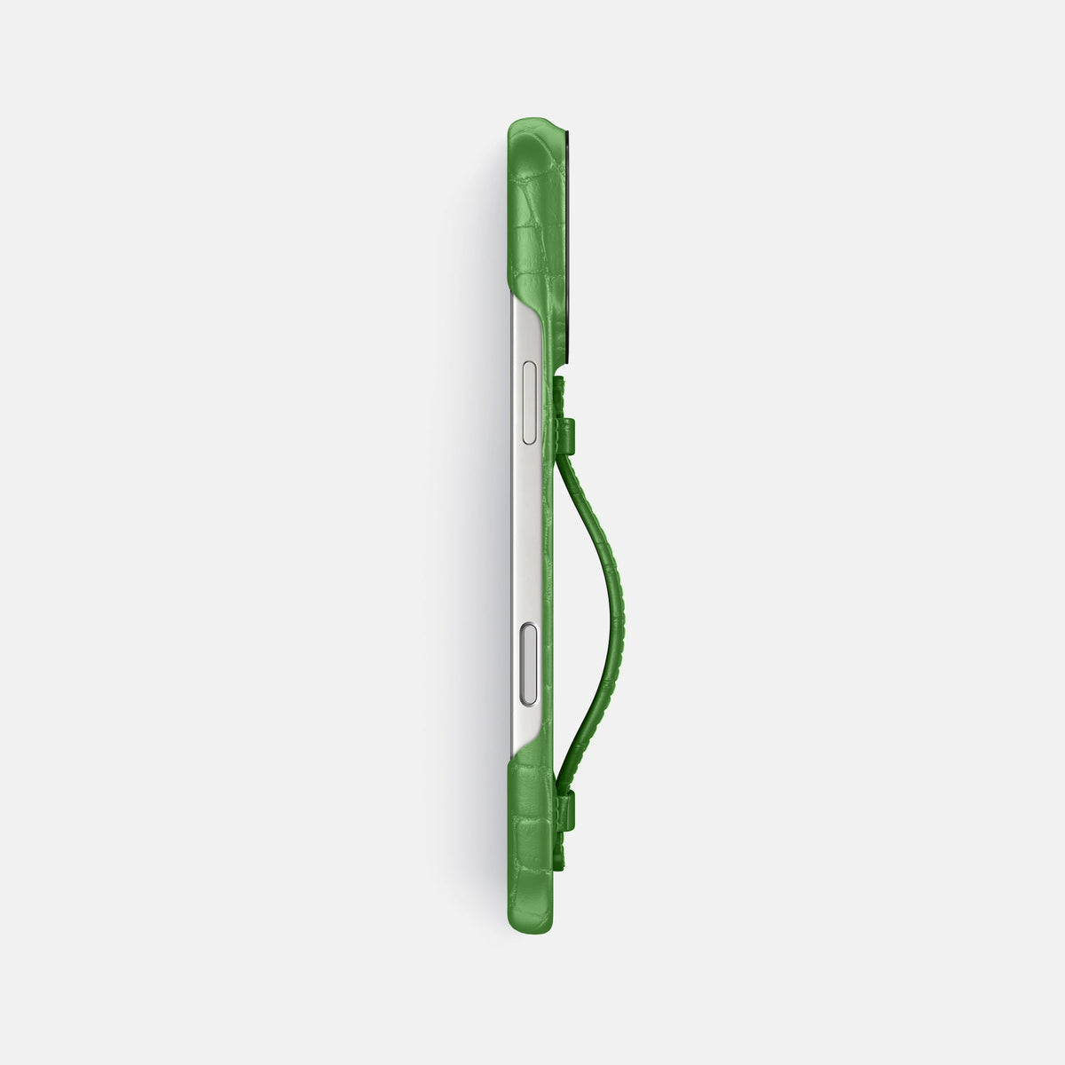 Center Handle For iPhone 18 Pro Max In Alligator -3 | Apple-Green-Black