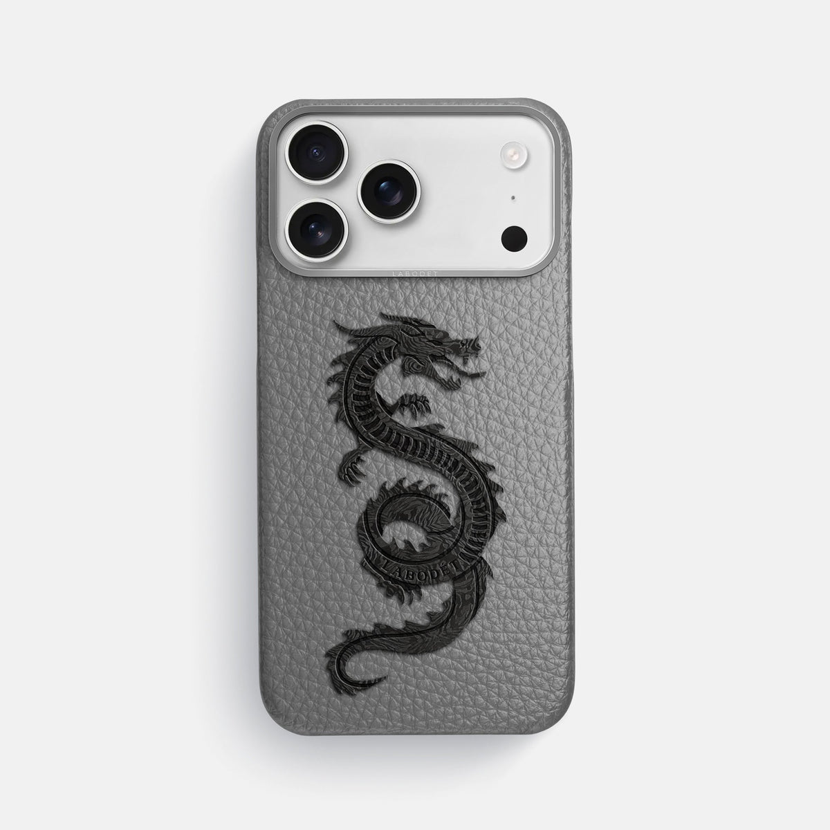 Classic Case With Carbon Dragon For iPhone 18 Pro Max In Calf -1 | Souris-Steel