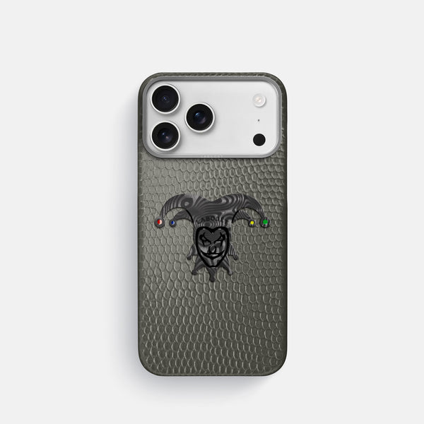 Classic Case With Carbon Joker For iPhone 17 Pro In Lizard