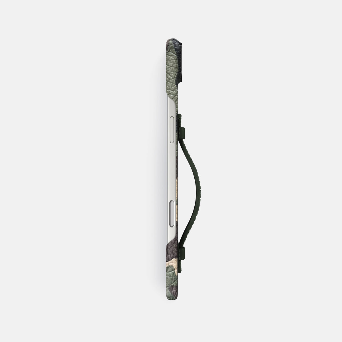 Center Handle For iPhone 17 Air In Calf -2 | Camouflage-Black