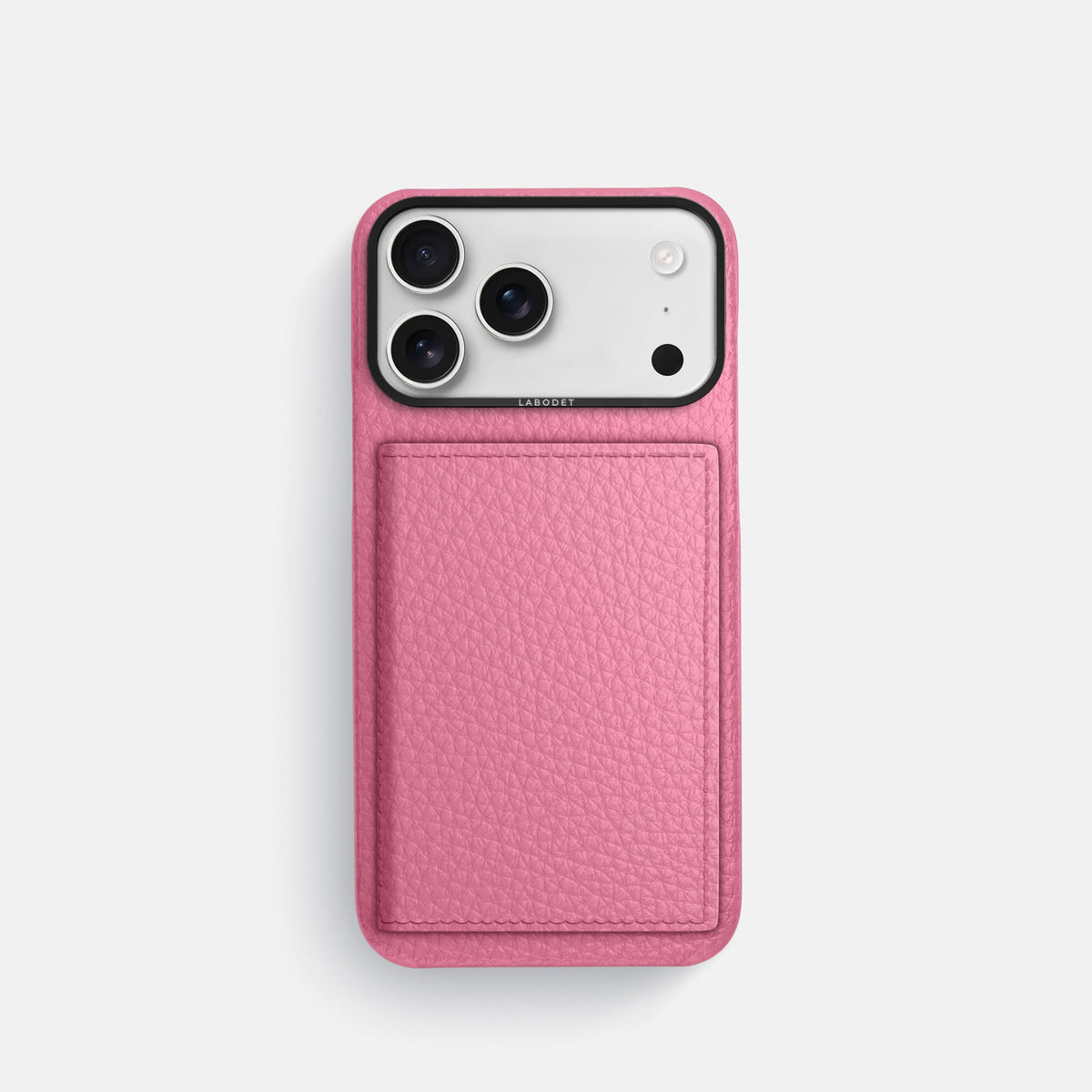 Bi-Fold Case For iPhone 18 Pro In Calf -1 | Pink-Black