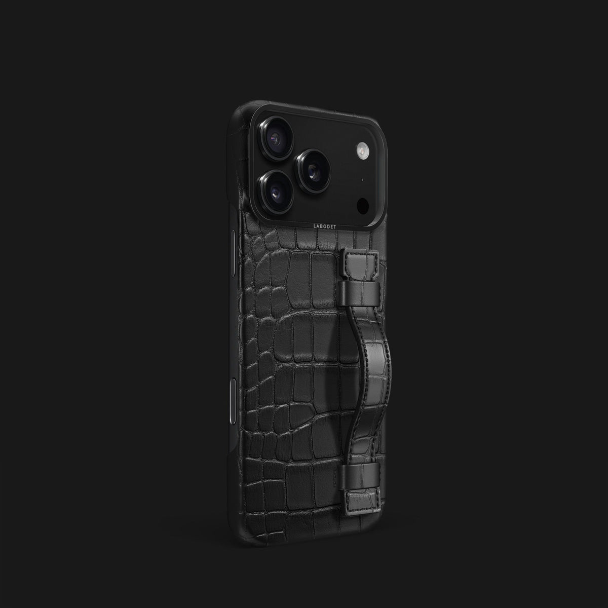 Handle Case Edition Black For iPhone 18 Pro In Alligator -2 | Edition-Black-Black
