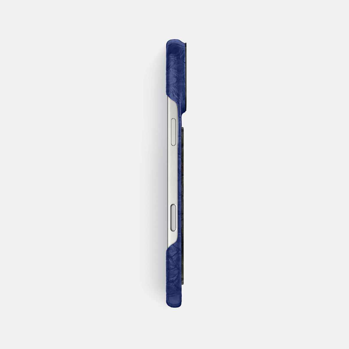 Classic Case With Carbon Dragon For iPhone 17 Pro Max In Python -3 | Royal-Blue-Black