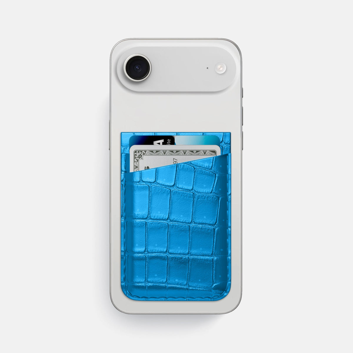 MagSafe Wallet For iPhone 17 Air In Porosus Crocodile