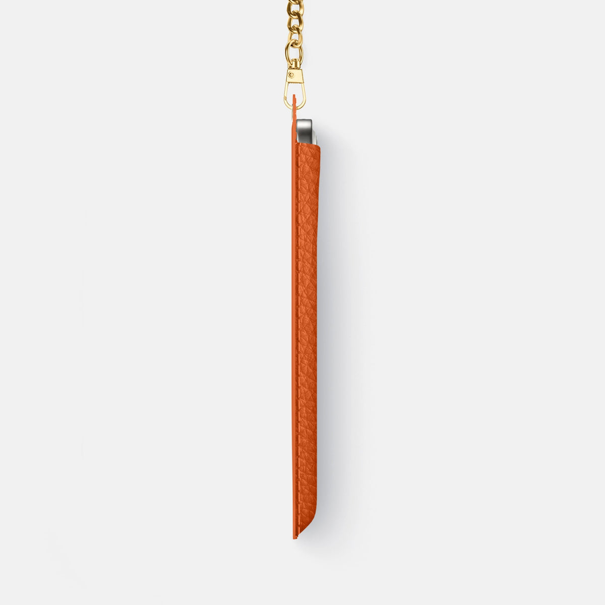 Crossbody Bag For iPhone 18 Pro Max In Calf -4 | Orange-Gold