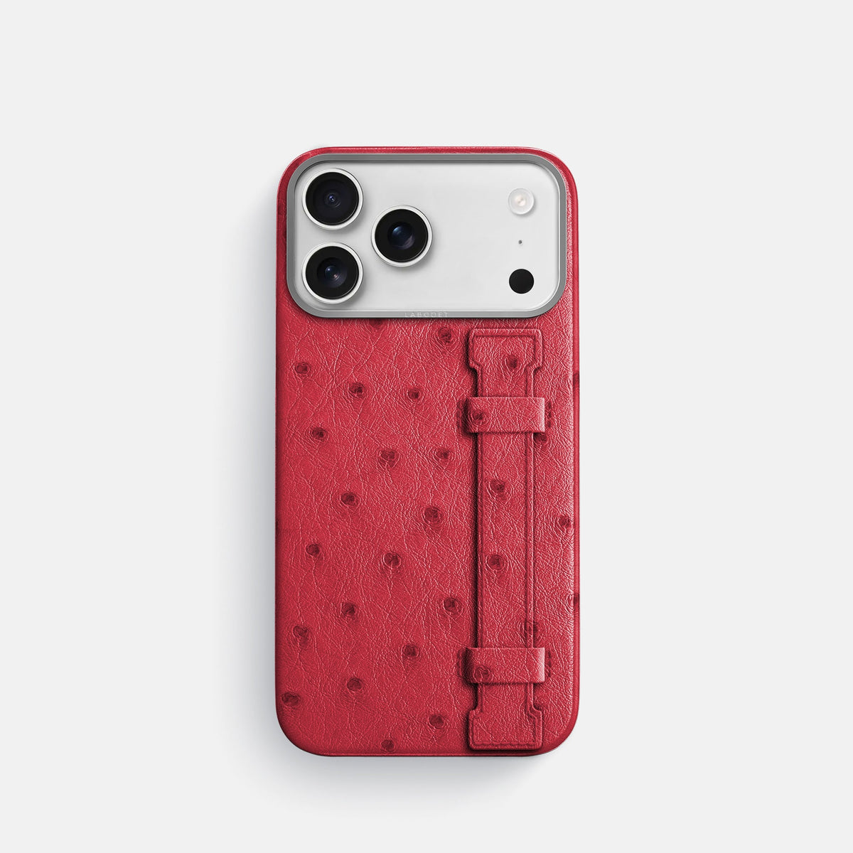Handle Case For iPhone 18 Pro In Ostrich -1 | Red-Steel